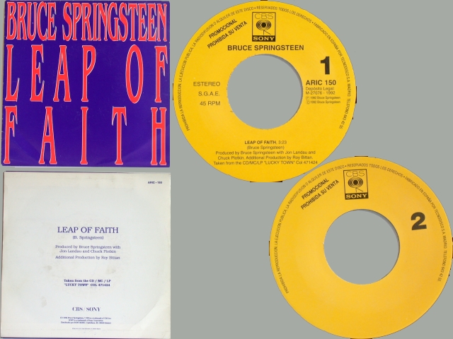 Bruce Springsteen - LEAP OF FAITH (ONE SIDED)